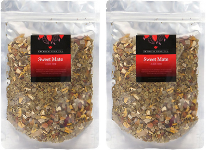 아름드레 대용량 리필 스위트 마테 블랜딩차, 60g, 1개입, 2개