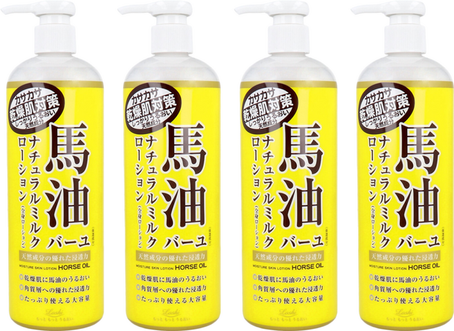 Loshi 樂絲 馬油保濕乳液, 485ml, 4瓶
