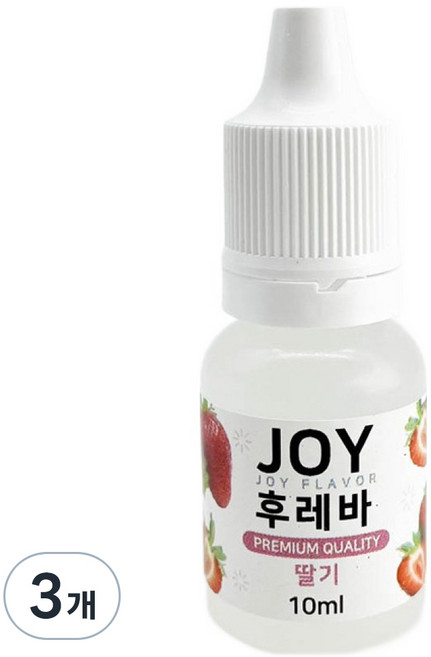 조이후레바 아로미조이 슬라임재료 10ml, 3개, 딸기