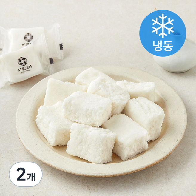 시루조아 우유가득 설기 (냉동), 450g, 1개입, 2개
