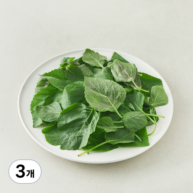국내산 깻순, 300g, 3개