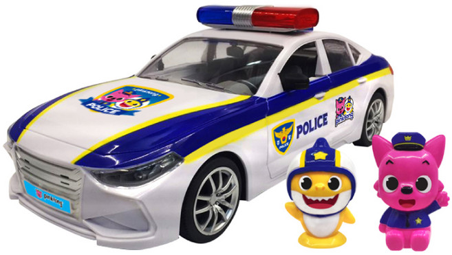 핑크퐁 아기상어 경찰차, 혼합색상, 1개