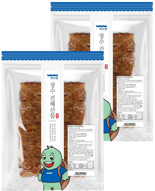 Badaone 烤長條魚乾, 100g, 2個