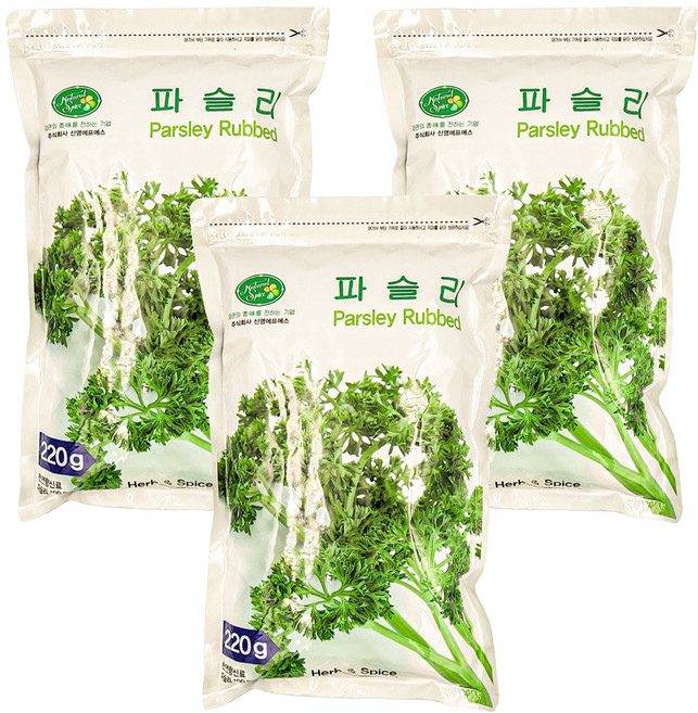 내츄럴스파이스 파슬리 후레이크, 220g, 3개