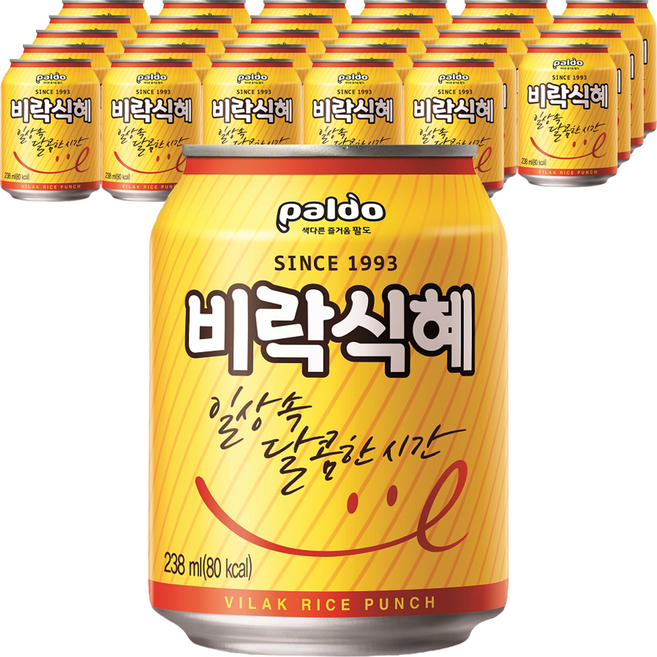 팔도 비락식혜, 238ml, 36개