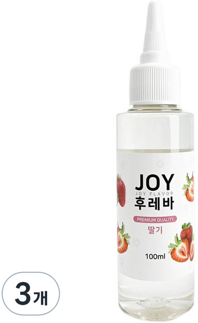 조이후레바 아로미조이 슬라임재료 100ml, 3개, 딸기
