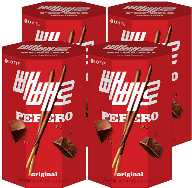 빼빼로 오리지날, 184g, 4개