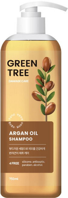 그린트리 아르간오일 애견샴푸, 750ml, 1개입, 1개
