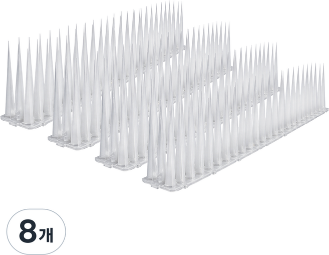 그린허그 조류 비둘기 퇴치 H100 버드스파이크 투명, 150g, 8개