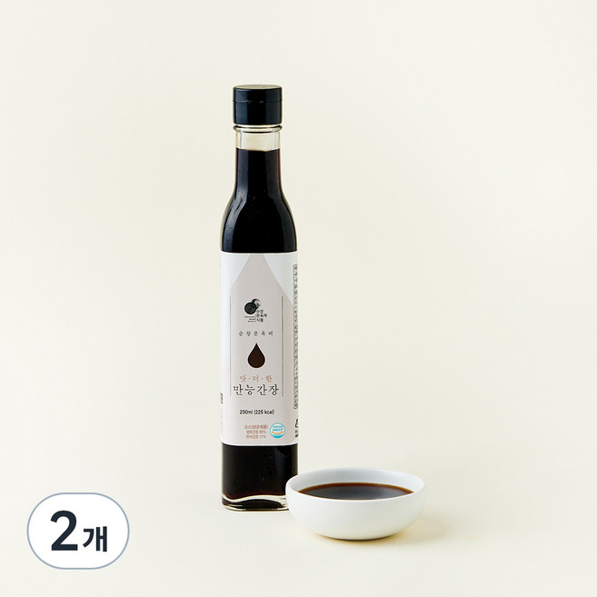 순창문옥례식품 맛더한 만능간장, 250ml, 2개