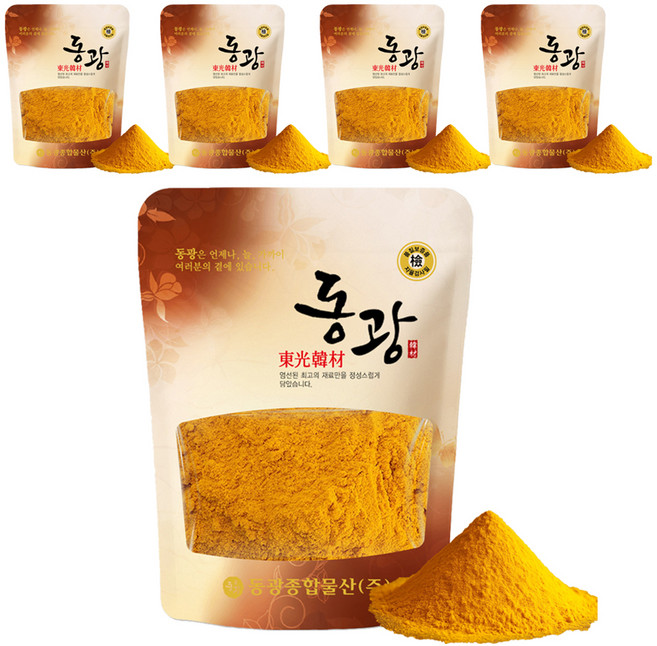 東光 薑黃粉, 5個, 500g