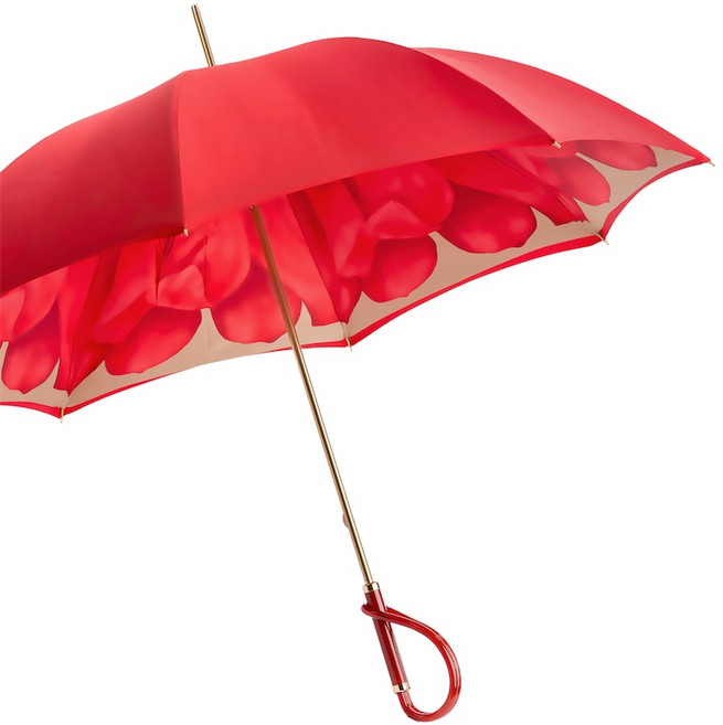 파소티 여성용 우먼플라워 달리아 더블클로스 노티드 아세테이트 수동우산 WD021A