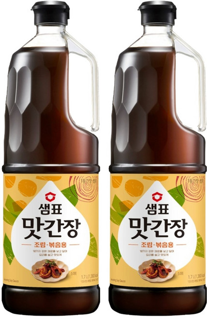 샘표 맛간장 조림볶음용, 1.7L, 2개