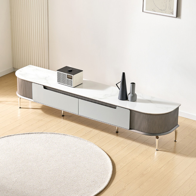 몬드 세라믹 템바보드 거실장 2000 방문설치, 그레이