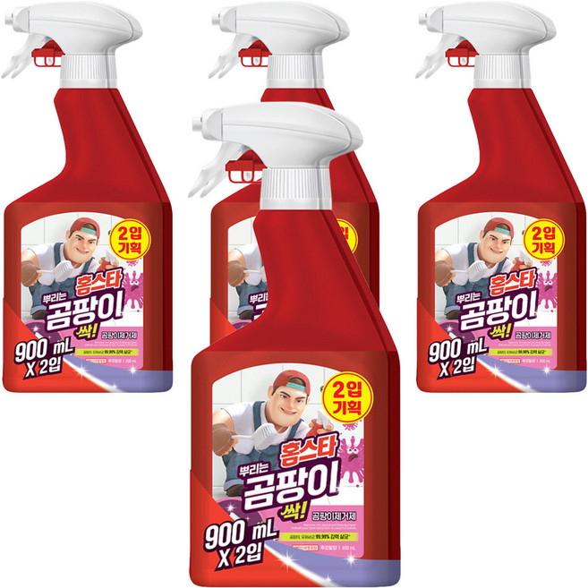 홈스타 뿌리는 곰팡이 싹 세정제, 900ml, 4개