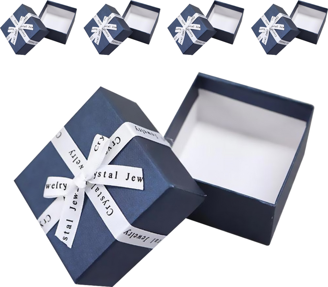 abm 珠寶禮物盒, 藍色, 5件