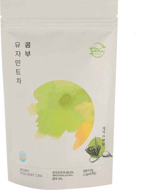 티프렌 콤부차 유자민트맛, 1.5g, 30개입, 1개