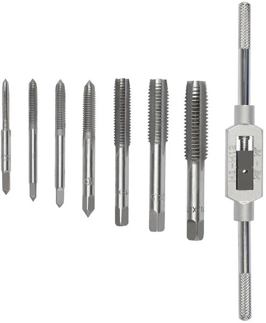 BESTTOOL 螺絲攻牙8件組 SC3380, 1組