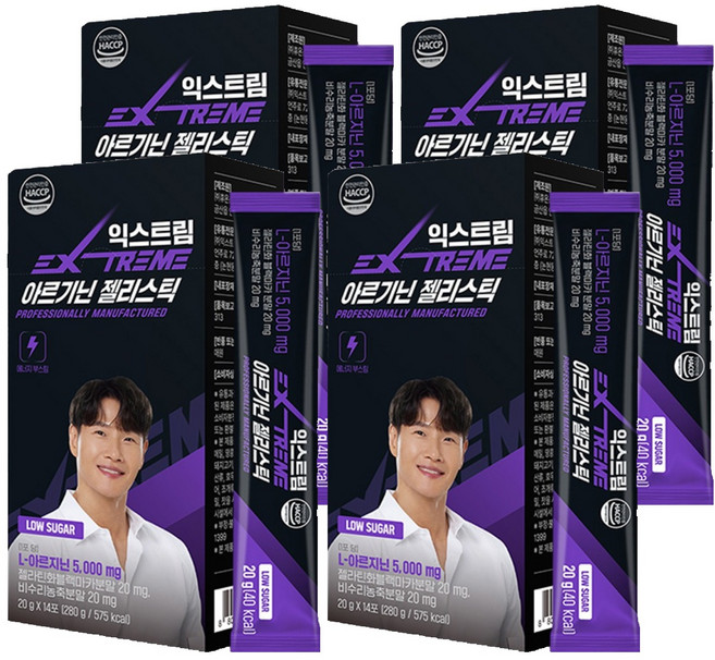 익스트림 아르기닌 젤리스틱, 280g, 4개