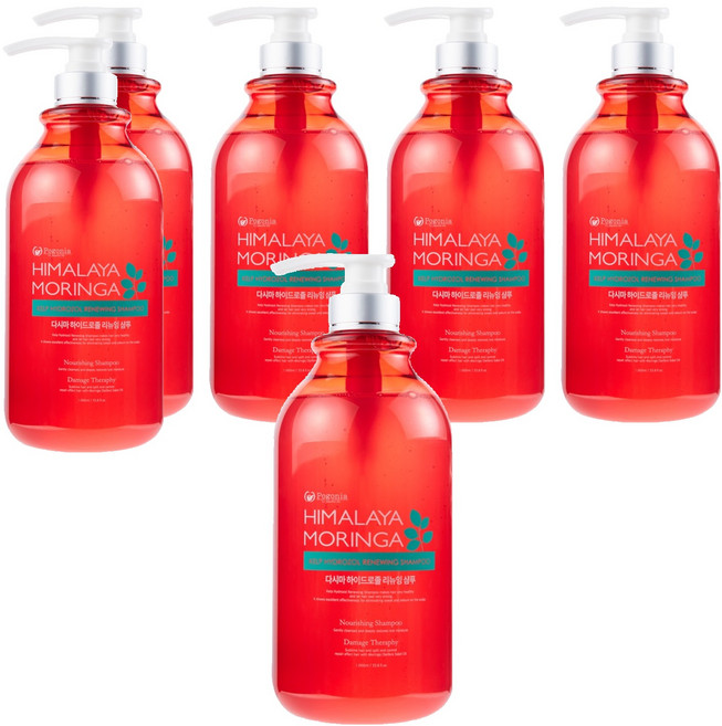 포고니아 하말라야 모링가 다시마 하이드로졸 리뉴잉 샴푸, 1L, 6개