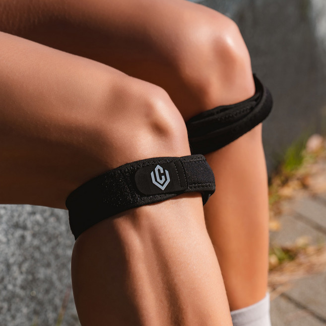 CELLVERINE 護膝帶 V2, 黑色, 1個