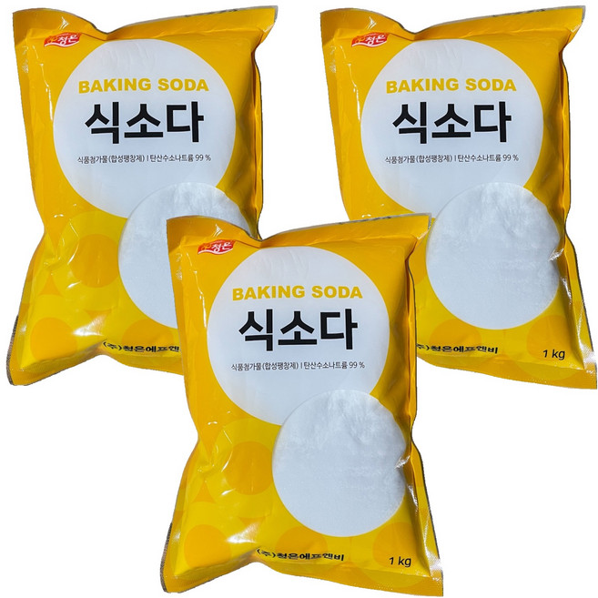 청은에프엔비 식소다, 1kg, 3개