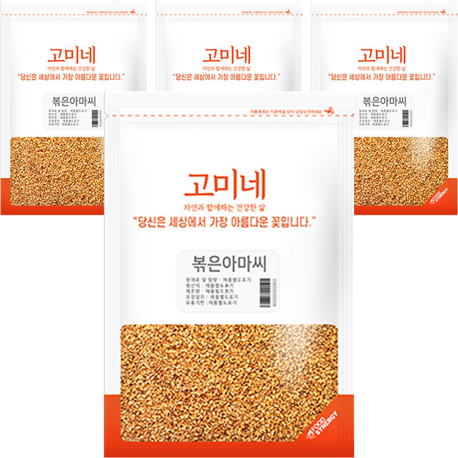 SUPERGOOD Gomine 炒亞麻籽, 500g, 6個