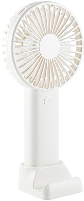 힙스터 휴대용 핸디 선풍기 + 거치대, HTFA-2K-10-FH, 화이트