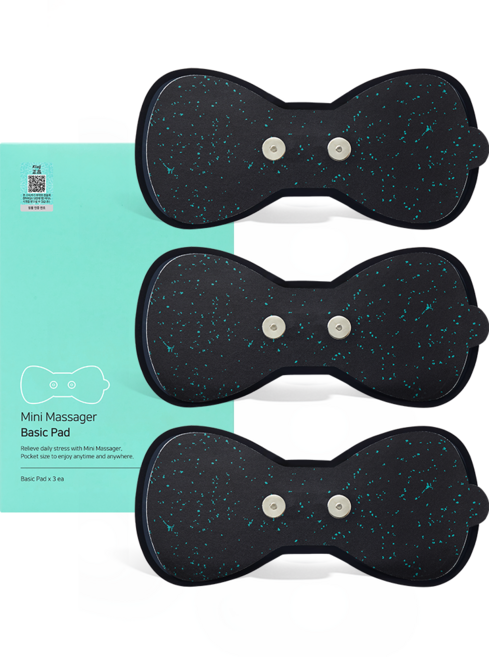 클럭 저주파 미니 마사지기 기본 패드 SP-308-pd-01 3P, SP-308