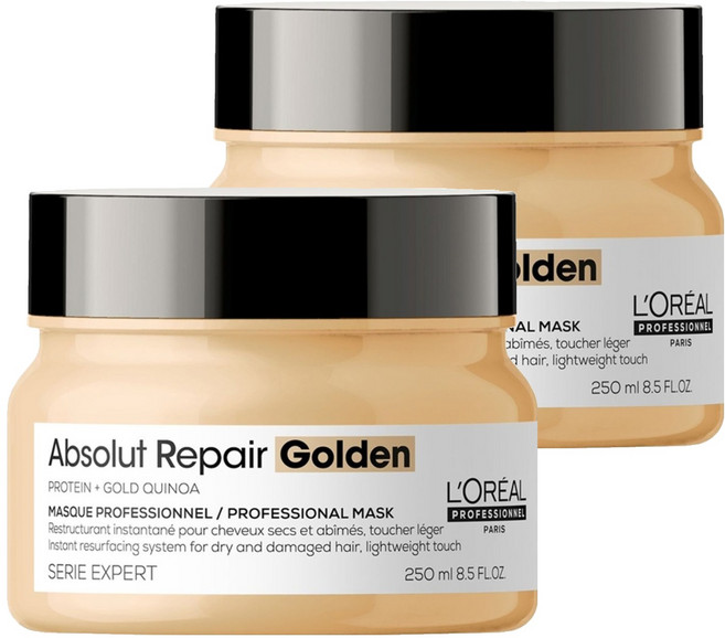 L'OREAL PROFESSIONNEL 巴黎萊雅PRO 絲漾博黃金特潤髮膜, 250ml, 2罐