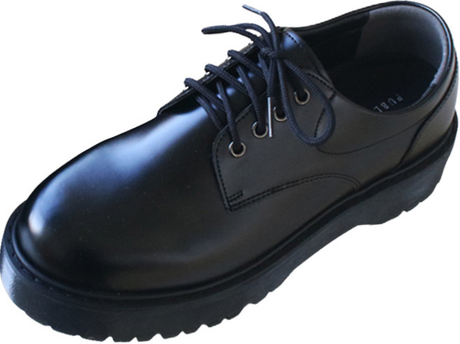 PUBLIC GARDEN Herten 男士黑色樂福鞋