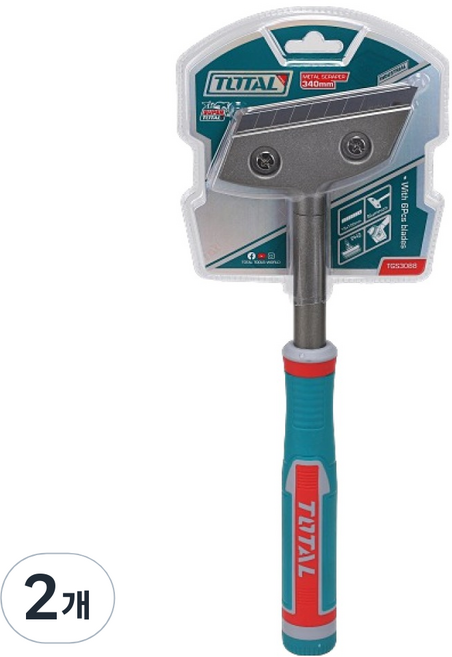 토탈툴스 벽지 바닥재 제거 스크래퍼, 2개