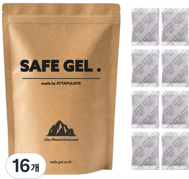 Safe Gel 不織布矽膠乾燥劑, 16個, 50g