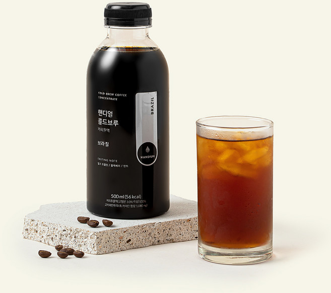 핸디엄 콜드브루 커피원액 브라질, 500ml, 1개