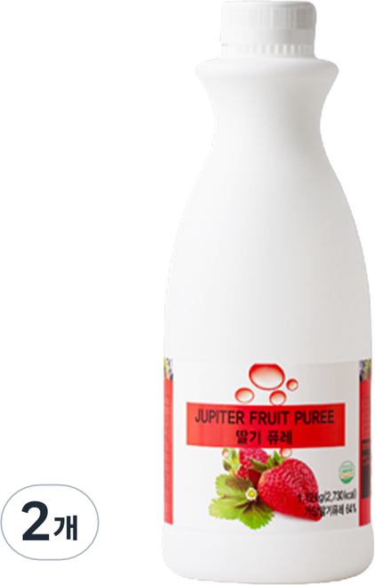 래미푸드 쥬피터 딸기 퓨레, 1.12kg, 2개