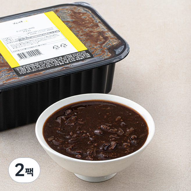남도애꽃 소고기유니짜장소스, 700g, 2팩