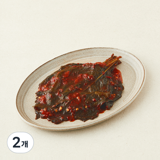 여담찬 양념깻잎무침, 1kg, 2개