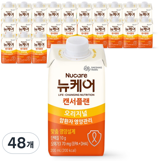 뉴케어 캔서플랜 오리지널 환자영양식, 200ml, 48개