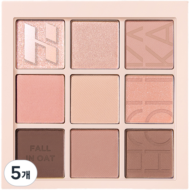 홀리카홀리카 마이페이브 무드 아이 팔레트, 12 폴인오트, 5개