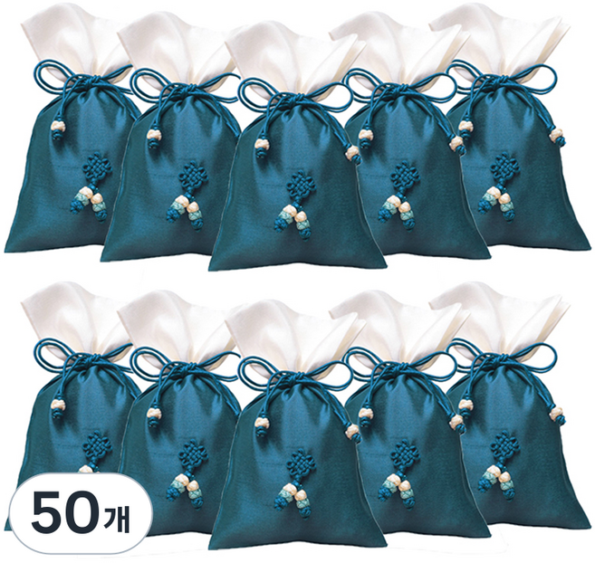 包裝網 傳統福袋 基本款 小, 16 藍綠色, 50個