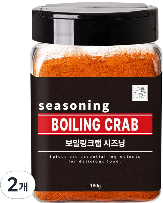 바른미각 보일링크랩 시즈닝, 180g, 2개