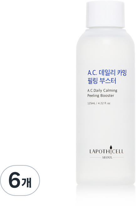 라포티셀 AC 데일리 카밍 필링 부스터, 125ml, 6개