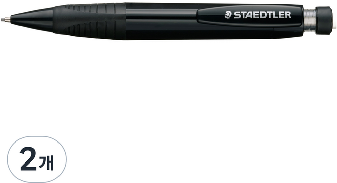 스테들러 노리스 점보 메타니컬 샤프 블랙 771, 1.3mm, 2개
