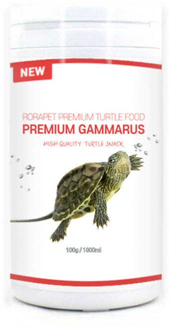 로라펫 프리미엄 감마루스 거북이 사료, 1L, 1개
