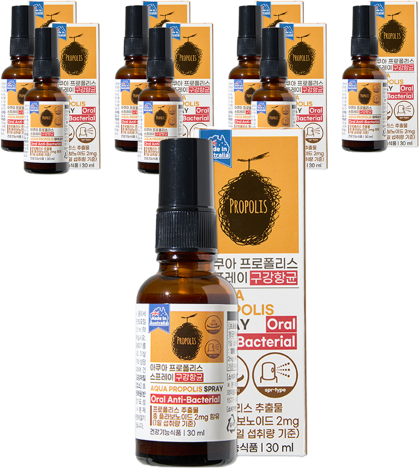 제너럴라이프 아쿠아 프로폴리스 스프레이, 30ml, 8개
