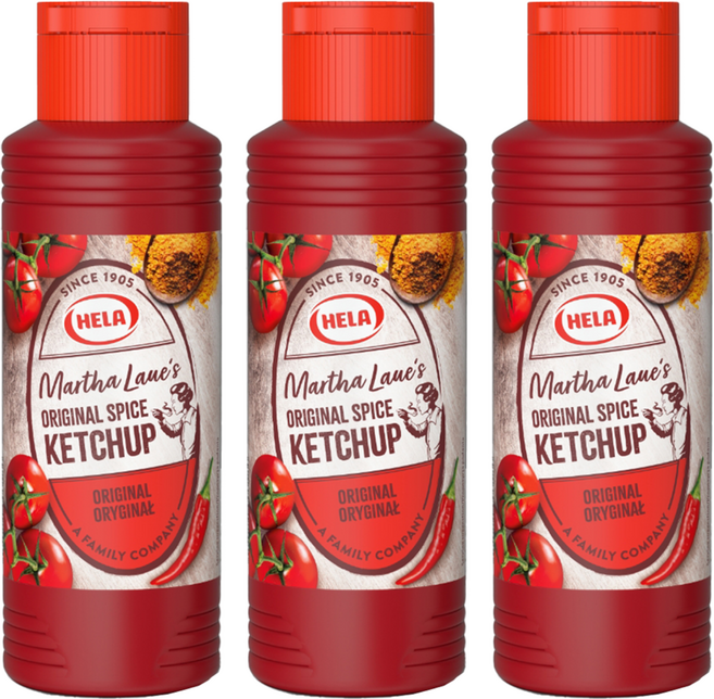 hela 오리지날 스파이스 케찹, 3개, 300ml