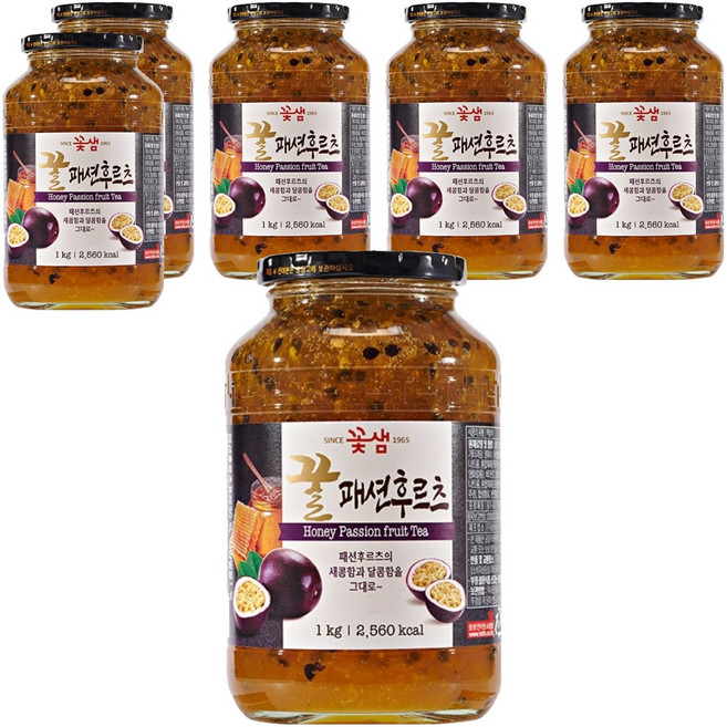 꽃샘 패션후르츠, 6개, 1개입, 1kg