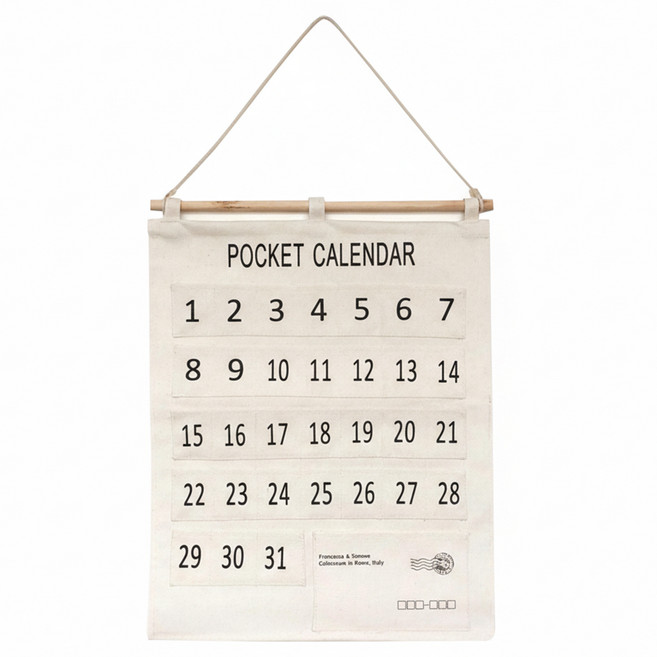 四季 365 口袋生活費習慣日曆, 1個, 白色