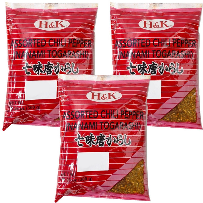 新光洋菜 七味唐辛子, 300g, 3包