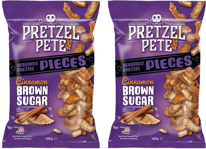 프레첼피트 시나몬 브라운 슈거 프레첼, 160g, 2개